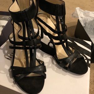 Black heels size 9 1/2 by Nine west